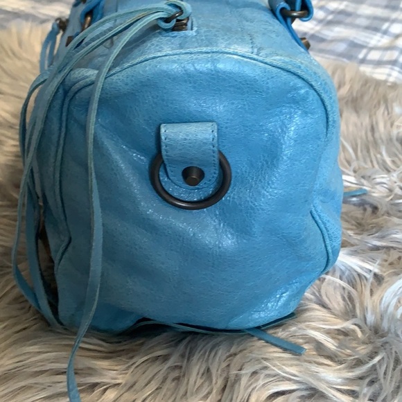 Balenciaga Blue Twiggy Shoulder Bag - Picture 5 of 16